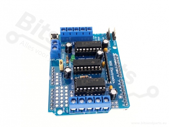 Motor driver shield L293D voor Arduino